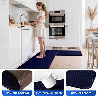 BOGASYL 3 Piece Non Slip Kitchen Rug Set