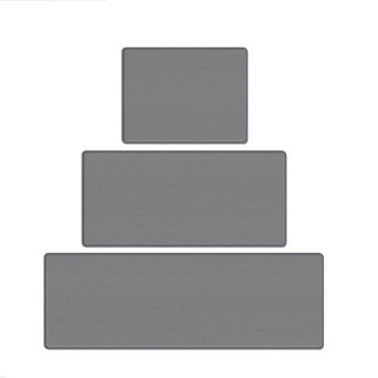 BOGASYL 3 pc Non Slip Kitchen Rug Set
