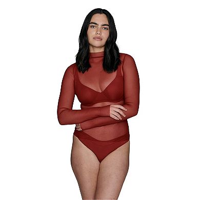 CUUP The Mockneck Top - Mesh