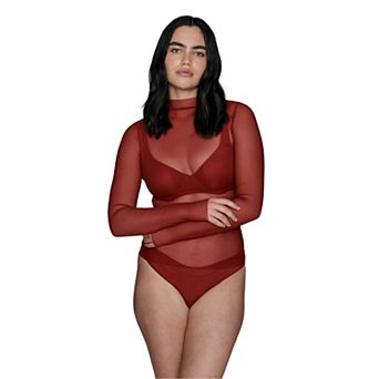 CUUP The Mockneck Top - Mesh