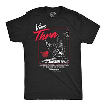Visit Thra T-Shirt - Jim Henson's Dark Crystal Tee - Retro Movie Tshirt with Vintage Design