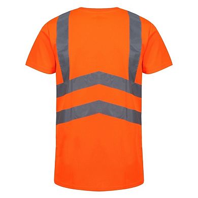 Regatta Mens Pro Hi-Vis Short-Sleeved T-Shirt