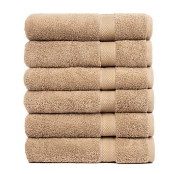 Bath Towels Set Of 6 Cotton Lightweight Soft & Highly Absorbent Luxury For Bathroom Gym Pool