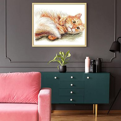 Modern Gold 22x28 Poster Frame Large Wall Frame for Artwork