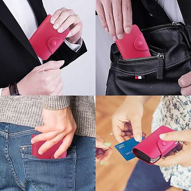 12 Slot PU Leather Card Holder Wallet