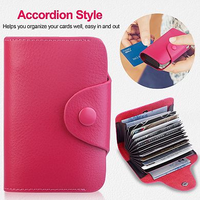 12 Slot PU Leather Card Holder Wallet