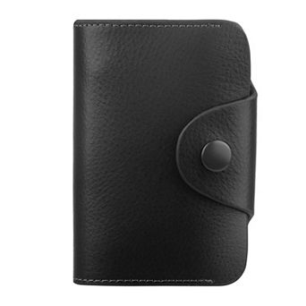 12 Slot PU Leather Card Holder Wallet