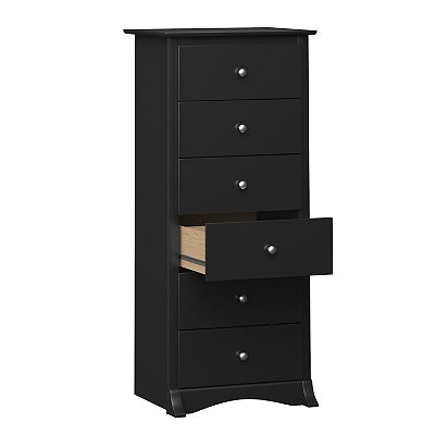 6 drawer dresser tall black Fenton Six-Drawer Dresser – Trove Warehouse main image 0