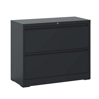 2-Drawer Lockable Metal File Cabinet,220LBS Load, for Home Office, fits Legal/A4/F4
