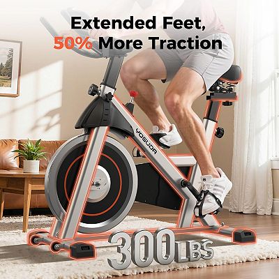 YOSUDA Exercise Bike with 300lb, Stationary Bike with Exclusive