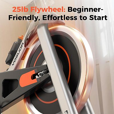 YOSUDA Exercise Bike with 300lb, Stationary Bike with Exclusive