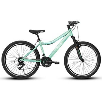 26 Inch Mountain Bike with 21 Speed Front Suspension Dual V-Brakes for Trail Commute Urban Riding