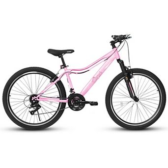 26 Inch Mountain Bike with 21 Speed Front Suspension Dual V-Brakes for Trail Commute Urban Riding