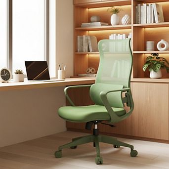 Ergonomic Mesh Office Chair 300lb Adjustable Lumbar Support, Breathable High Back Computer Chair