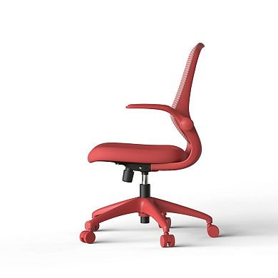 Ergonomic Office Chair 300lb Capacity, Flip-Up Armrests, Mesh Back, Home Office Desk Chair