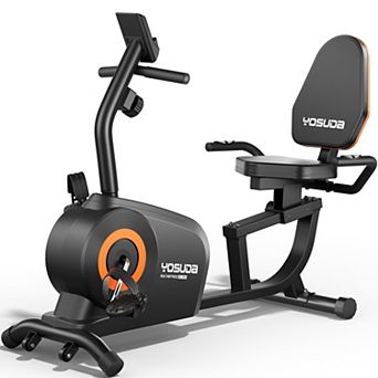 Yosuda Recumbent Exercise Bike for Home，Magnetic Staionary Bike for Seniors/Adults