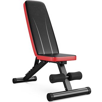 Flybird Foldable Adjustable Weight Bench, 660LBS, 8 Backrest Positions for Chest, Shoulder