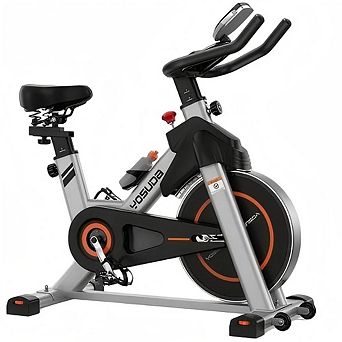 Exercise Bike, 350LBS Stationary Bike for Home with Exclusive App, Magnetic Indoor Cycling Bike