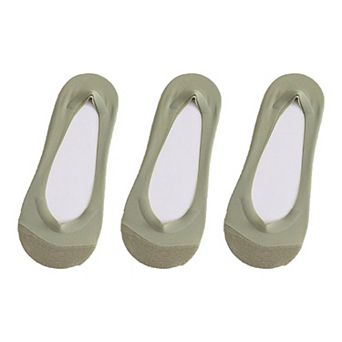 Women's No Show Liner Socks 3 Pack Low Cut Invisible Socks Non Slip Heel Lightweight Breathable Fit