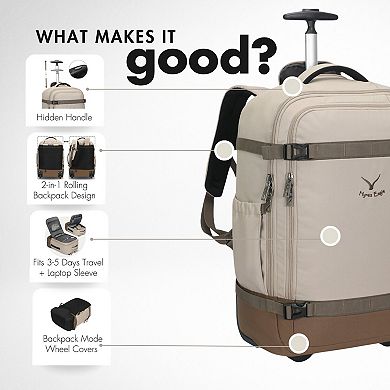 Rolling Travel Backpack (42L) Hynes Eagle