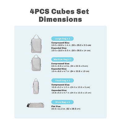 Compression Packing Cubes Set Hynes Eagle