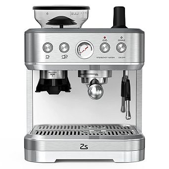 15 Bar Semi-Automatic Espresso Machine with Built-in Grinder