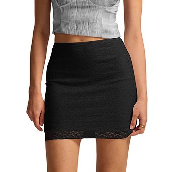 Mini Skirt Skort for Women Leopard Print Bodycon Skirts with Short Underneath Mid-Waisted Club Skirt