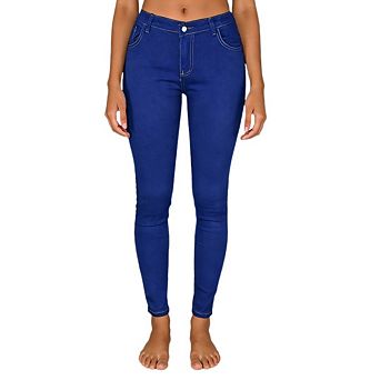 Women's High Waisted Skinny Jeans Stretchy Denim Comfort Daily Wear Casual Outings Office Style