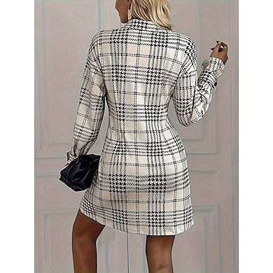 Seoria Long Sleeve Boat Neck Mini Sweater Dress