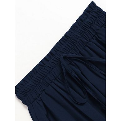 Pleated High-Waist A-Line Skirt Flowy Midi Length with Casual Swing
