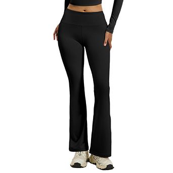 Women's High Waist Yoga Pants Flare Legging Pilates Stretch Casual Sweatpants