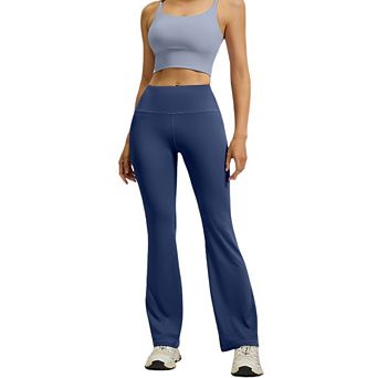 Women's High Waist Yoga Pants Flare Legging Pilates Stretch Casual Sweatpants