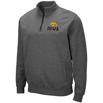 Men's Iowa Hawkeyes Archibald Tackle Twill 1/4-Zip Sweatshirt