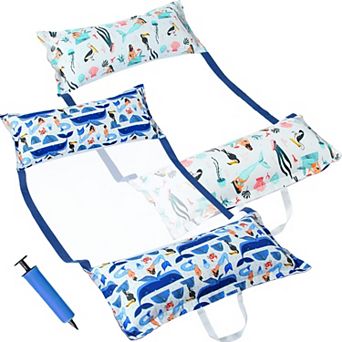 2 pack Pool Hammock Float Inflatable Water Lounger