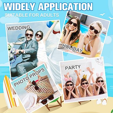Summer Party Sunglasses Pool Party Supplies 12pc