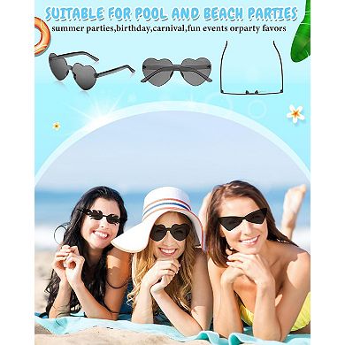 Retro Rimless Sunglasses Summer Party Favors 12pc