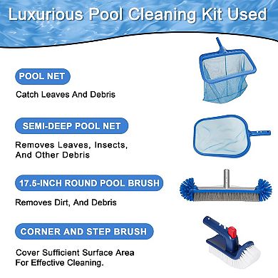 Pool Cleaning Kit Pool Leaf Skimmer Net Not Pole