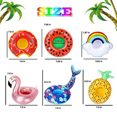 Inflatable Drink Holder Pool Party Floats 12pc
