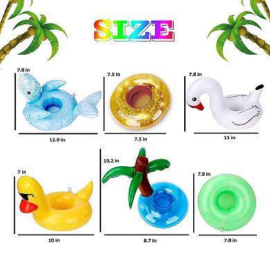 Inflatable Drink Holder Pool Party Floats 12pc