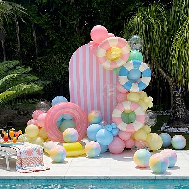 Inflatable Beach Balls Summer Party Decorations 12pc