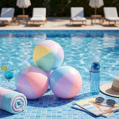 Inflatable Beach Balls Summer Party Decorations 12pc