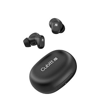 Cubitt Power Buds Wireless Earbuds with ANC, Transparency, BT 6.0, Low Latency & 500mAh Case Stereo