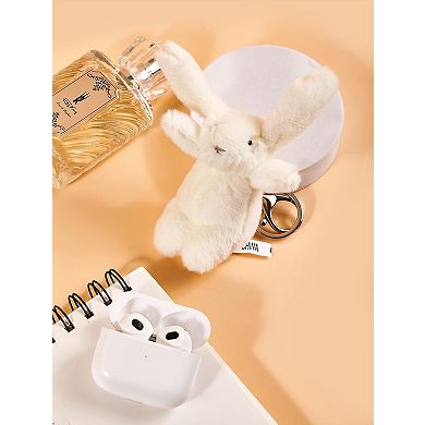 Cute Bunny Plush Keychain Charm for Handbags Backpack Purse Gift