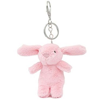 Cute Bunny Plush Keychain Charm for Handbags Backpack Purse Gift