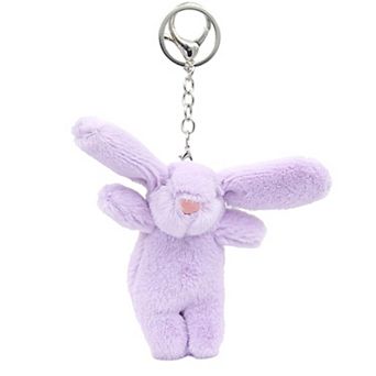 Cute Bunny Plush Keychain Charm for Handbags Backpack Purse Gift