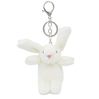 Cute Bunny Plush Keychain Charm for Handbags Backpack Purse Gift