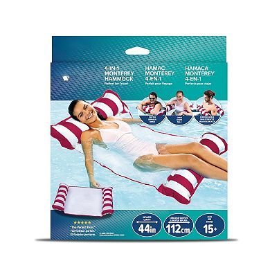 Aqua Monterey Hammock Pool Float 4-in-1