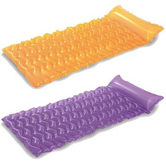 Tote-n-float Wave Inflatable Air Mat