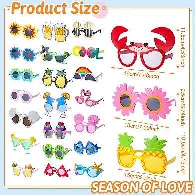 Summer Party Sunglasses Beach Pool Props 24pc