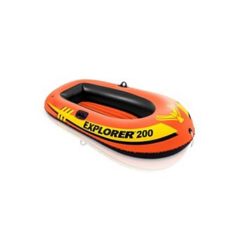 Explorer Inflatable Boat Dual Air Chambers Welded Oar Locks